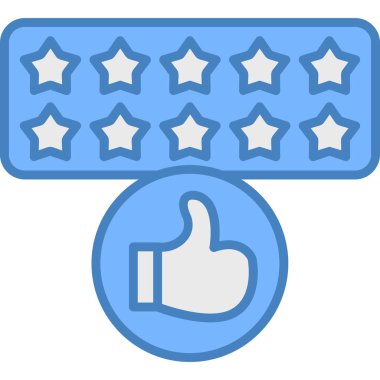 başparmak derecelendirme vektör çizimi