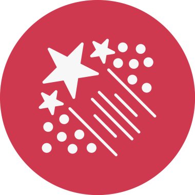 havai fişek simge vektör çizim