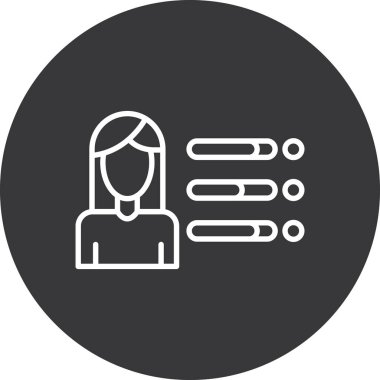 Kadın vektör illüstrasyonu