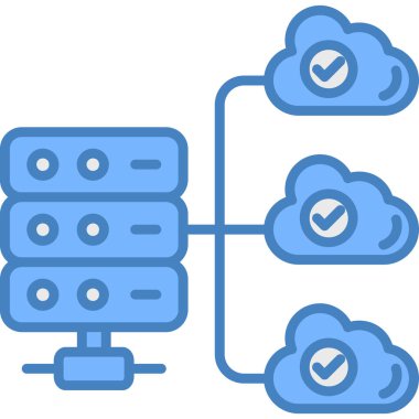 bulut veritabanı sunucu simgesi
