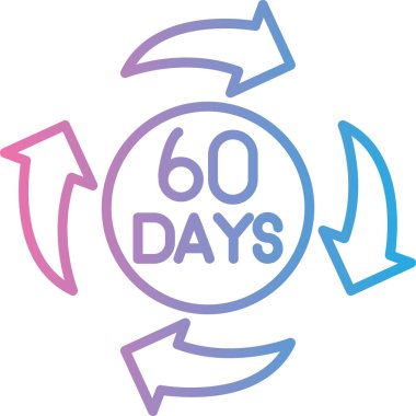 % 6 sol simge, vektör, düz tasarım biçimi