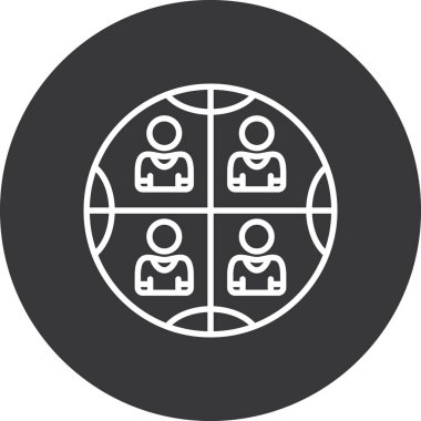 İnsan simgesinin vektör illüstrasyonu