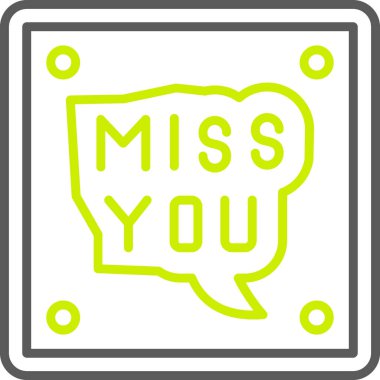 modada izole edilmiş arkaplandaki ileti simgesini kaçırıyorsunuz