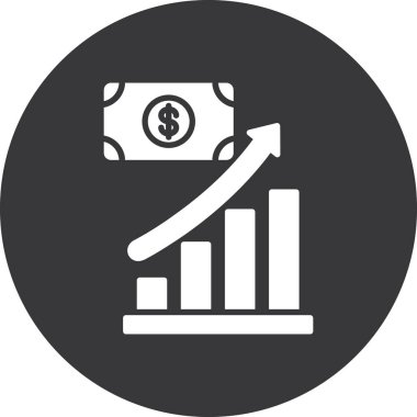 İş haritası simgesi. Kabartma biçimi düz sembol, gri renk, yuvarlak açılar, beyaz arkaplan