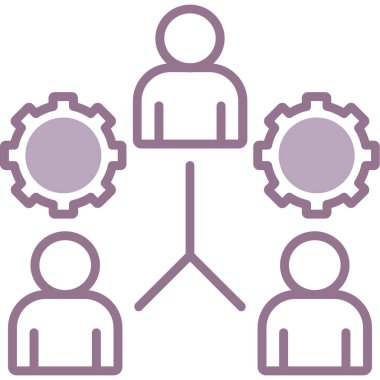 İş ve finans simgesinin vektör illüstrasyonu