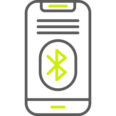 Akıllı Telefon Simgesi Vektör Özeti Çizimi