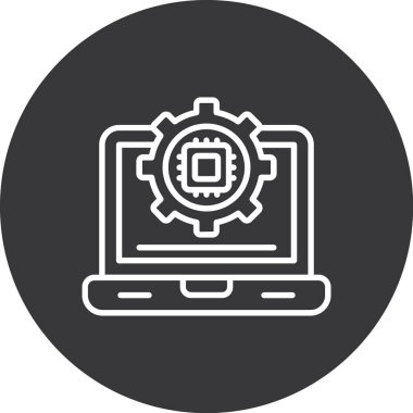 seo modern simgesinin vektör illüstrasyonu