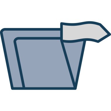 kağıt torba vektör simgesi