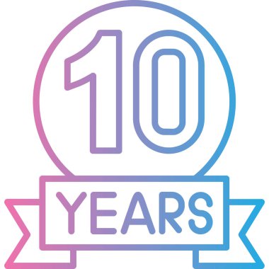 yıldönümü vektör illüstrasyonu