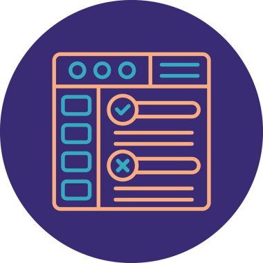 Kişisel ve ticari kullanım için vektör simgesi.