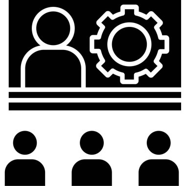 iş yönetimi vektör simgesi