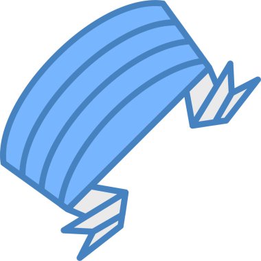 Tüy kalem kağıt simgesi düz stil