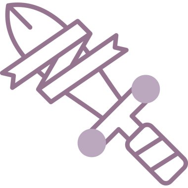 Uydu Simgesi, vektör illüstrasyonu