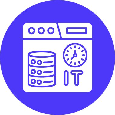 Seo simgesinin vektör illüstrasyonu