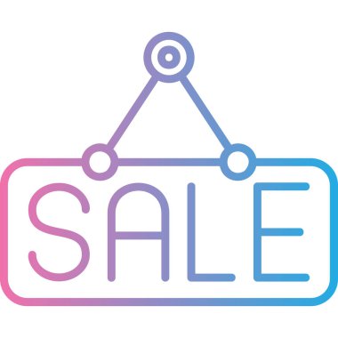 Satış. Web simgesi basit illüstrasyon