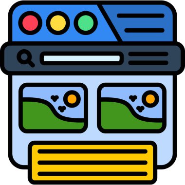 tarayıcı pencere veri simgesi