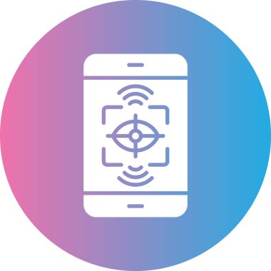 Cep telefonu simgesinin vektör illüstrasyonu