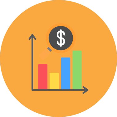 iş grafiği vektör simgesi