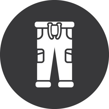 Sırt Çantası Vektör Kabartma Simgesi Tasarımı