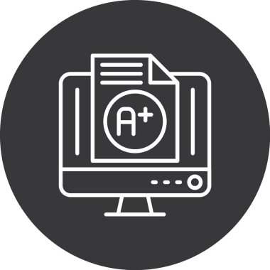 Modern simgenin vektör illüstrasyonu