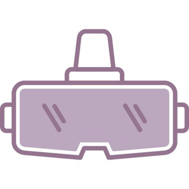 Vr. Web simgesi basit illüstrasyon