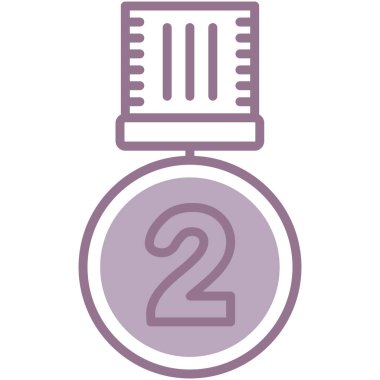 bir numaralı vektör çizgisi modern simge