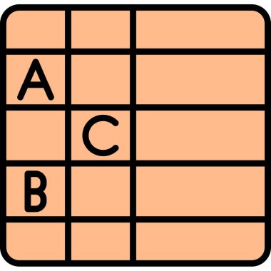 oyun renk ikonu vektör çizimi