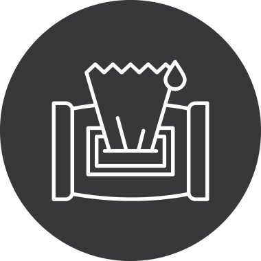 Gıda simgesinin vektör illüstrasyonu