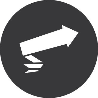 ok simgesi vektör illüstrasyonu