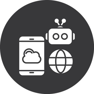 Seo simgesinin vektör illüstrasyonu