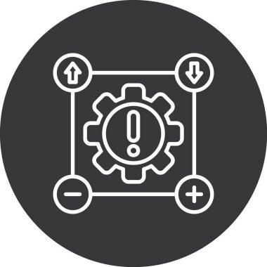 Bir saatin vektör simgesi