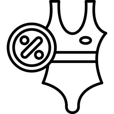 İç çamaşırı. Web simgesi basit illüstrasyon