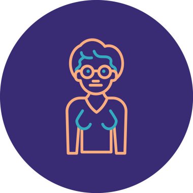 avatar simgesi vektör illüstrasyonu