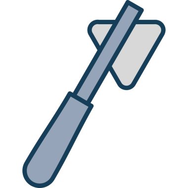 fırça. Web simgesi basit illüstrasyon