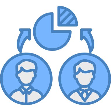 iş simgesi vektör illüstrasyonu