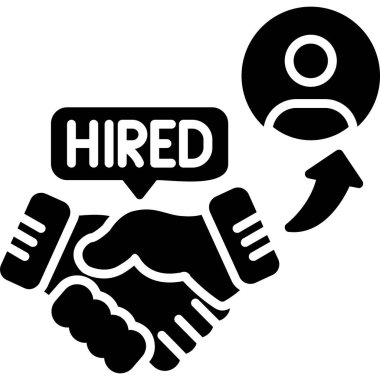 El sıkışarak. vektör illüstrasyonu.