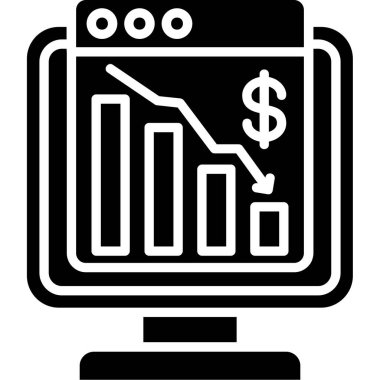 iş simgesi vektör illüstrasyonu