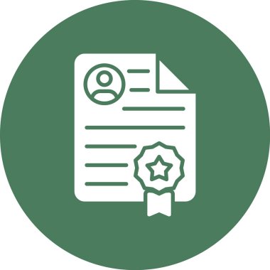 Rozet simgesi, modern tasarım illüstrasyonu