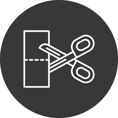 Projeniz için vektör makas simgesi