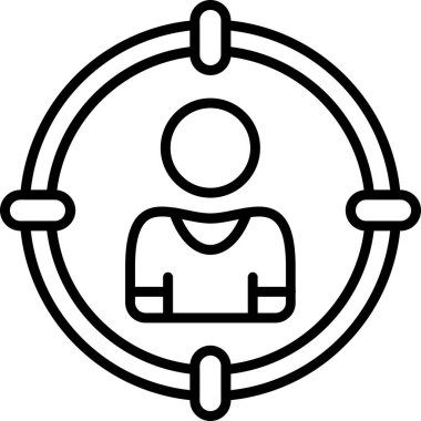 avatar simgesi vektör illüstrasyonu