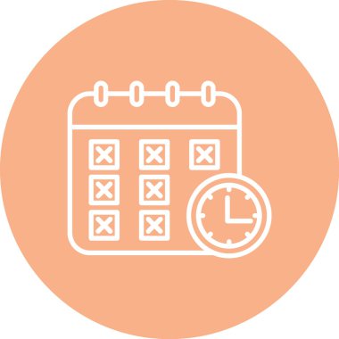 takvim vektör illüstrasyonu modern simge