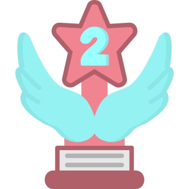 Kupa kabı vektör simgesi modern illüstrasyon tasarımı