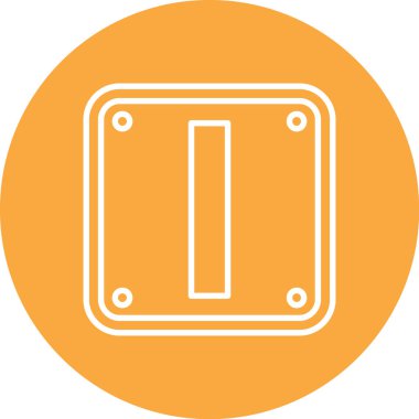 kapı simgesi vektör illüstrasyonu