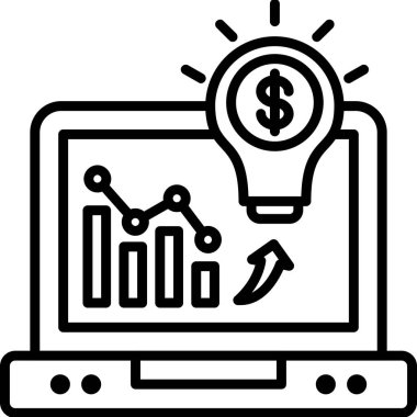 ticari finans vektör simgesi
