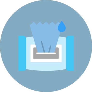 Su damlasının vektör çizimi