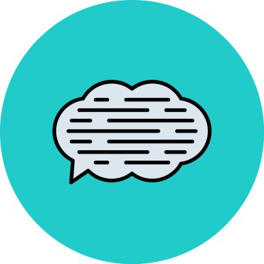 konuşma balonu ikonu vektör illüstrasyon tasarımı