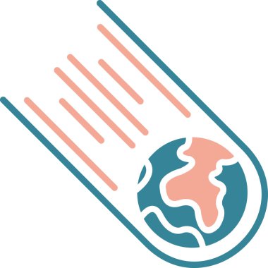 dünya haritası ikon vektör illüstrasyonu