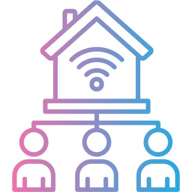 Ev. Web simgesi basit tasarım