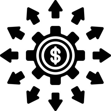 para okları düz vektör simgesi