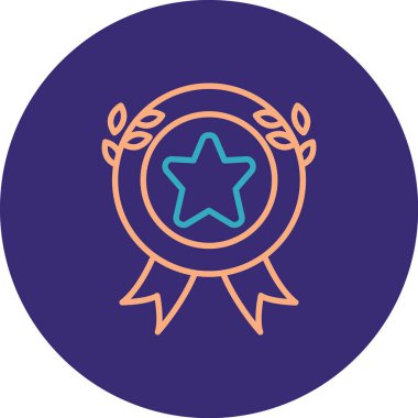 Ödül. Web simgesi basit illüstrasyon